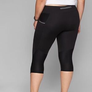 Athleta Be Free Knicker, Black, Large, NWT
